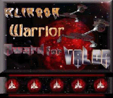 The Klingon Warrior Award for Valor 7/17/98