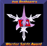 tuq Reshtarc's Klingon Warrior Spirit Award