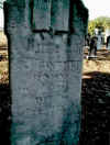 Headstone of Rev. Fincher