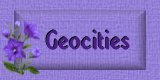 Geocities Logo Button