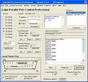 Parallel Port Control