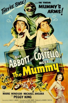 poster Abbott y Costello Contra la Momia&nbsp;&nbsp;(1955)