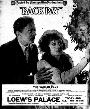 poster Back Pay&nbsp;&nbsp;(1922)