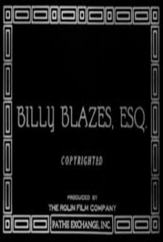 poster Billy Blazes&nbsp;&nbsp;(1919)