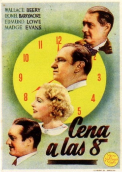 poster Cena a las ocho&nbsp;&nbsp;(1933)