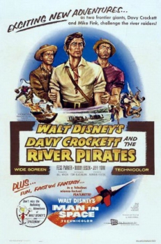 poster Davy Crockett y los piratas del rio&nbsp;&nbsp;(1956)