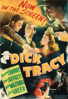 poster Dick Tracy, detective &nbsp;&nbsp;(1945)