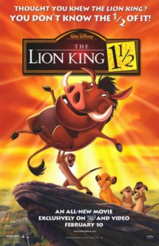 poster El Rey León 1½&nbsp;&nbsp;(2004)