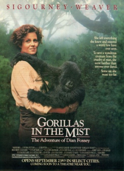 poster Gorilas en la niebla&nbsp;&nbsp;(1988)
