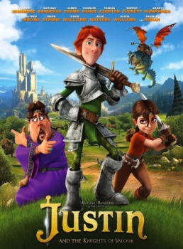 poster Justin el caballero valiente&nbsp;&nbsp;(2013)