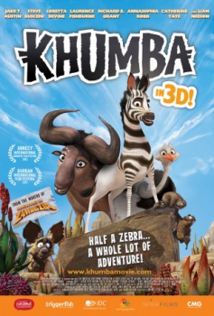 poster Khumba, la cebra sin rayas&nbsp;&nbsp;(2013)