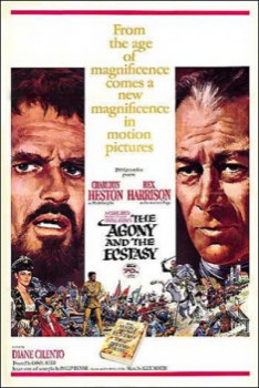 poster La agonía y el éxtasis
