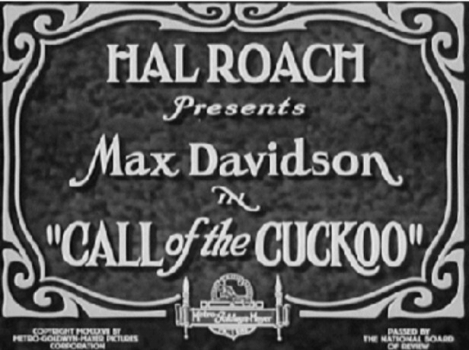 poster La llamada del Cucú&nbsp;&nbsp;(1927)