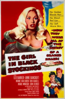 poster La mujer de las medias negras&nbsp;&nbsp;(1957)