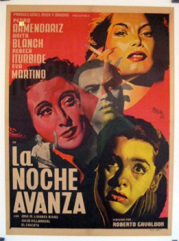 poster La noche avanza&nbsp;&nbsp;(1952)