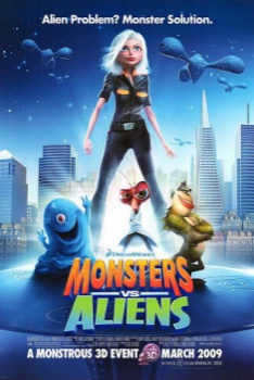 poster Monstruos vs. Aliens