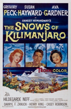 poster Las nieves del Kilimanjaro&nbsp;&nbsp;(1952)