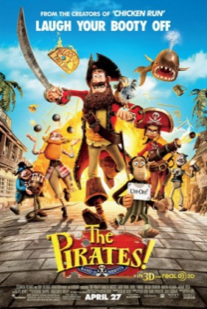poster Piratas! Una loca aventura 3D