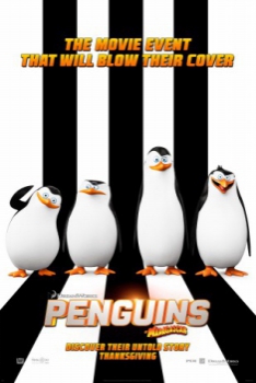 poster Los pingüinos de Madagascar&nbsp;&nbsp;(2014)