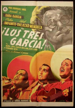 poster Los tres García&nbsp;&nbsp;(1947)