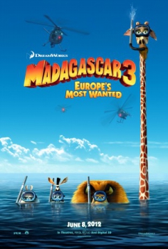 poster Madagascar 3: Los fugitivos&nbsp;&nbsp;(2012)