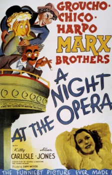 poster Una noche en la opera