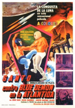 poster Santo contra Blue Demon en la Atlántida&nbsp;&nbsp;(1970)