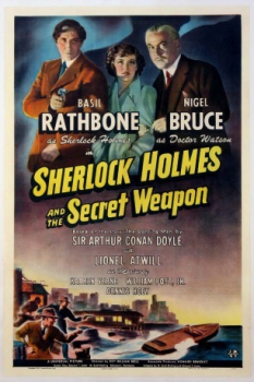 poster Sherlock Holmes y la mira secreta &nbsp;&nbsp;(1942)
