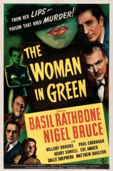 poster Sherlock Holmes y la mujer de verde&nbsp;&nbsp;(1945)