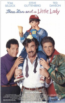 poster Tres hombres y una pequeña dama&nbsp;&nbsp;(1990)