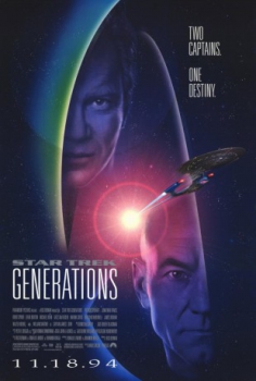 poster Viaje a las estrellas 07: Generaciones&nbsp;&nbsp;(1994)