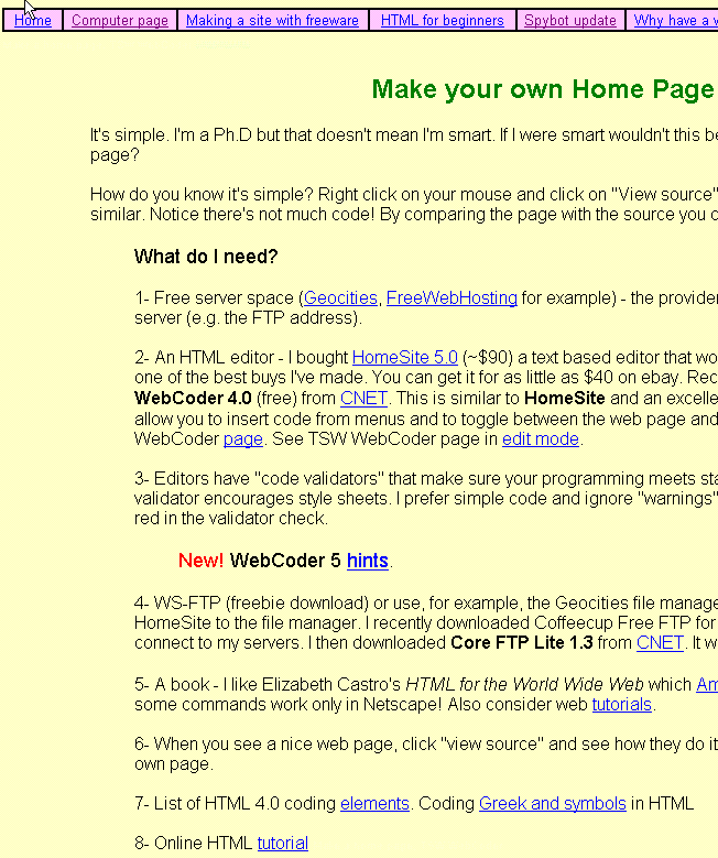 webcode, view mode