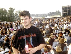 some geezer on the fruit juice at Donington 91