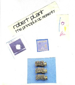 merchandise from the tour leaflet 1983