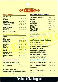 entry pass for Reading