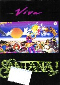 programme and ticket for santana