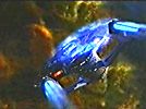 Dorsal starboard saucer deflector