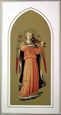 Musical Angels with Violin by Fra Giovanni Angelica