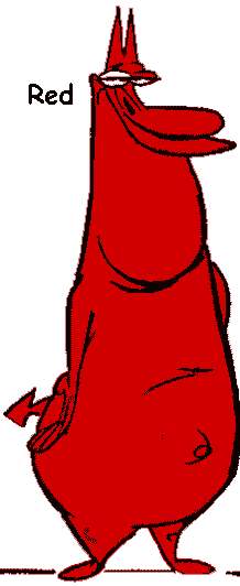 The original drawing of Red