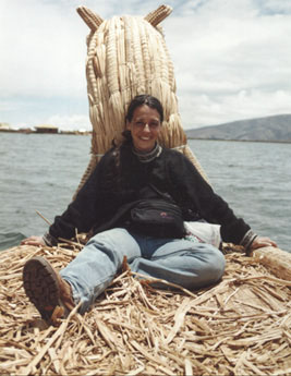 Me .. in the Lake Titicaca - Bolivia
