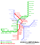 Kuala Lumpur Mass Transit Map