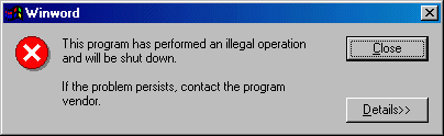 Windows Crash