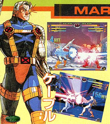 Cable in Marvel vs. Capcom 2