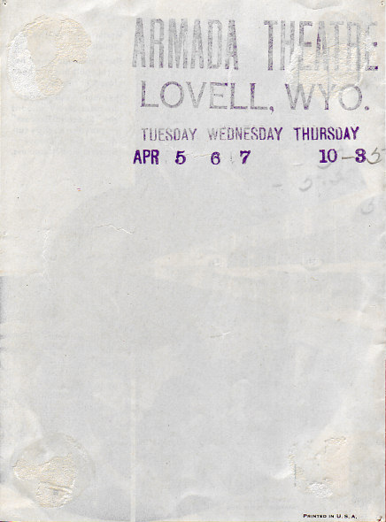 Dietrich promo - back