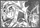 Yugi: Meet my twin and his big pointy sword... No wait... X_x