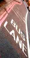 bus lane (hardly used)