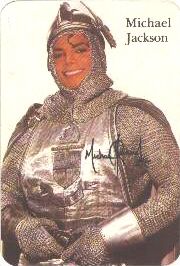 hee hee MJ looks funny with those things! 