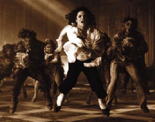 MJ Dancing in the Ghost Movie