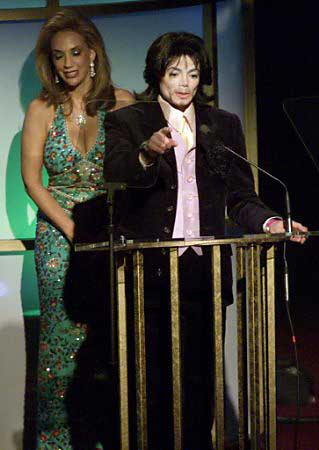 MJ giving his speech