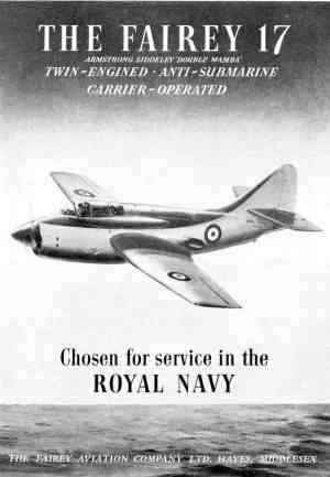 Fairey 17 royal navy